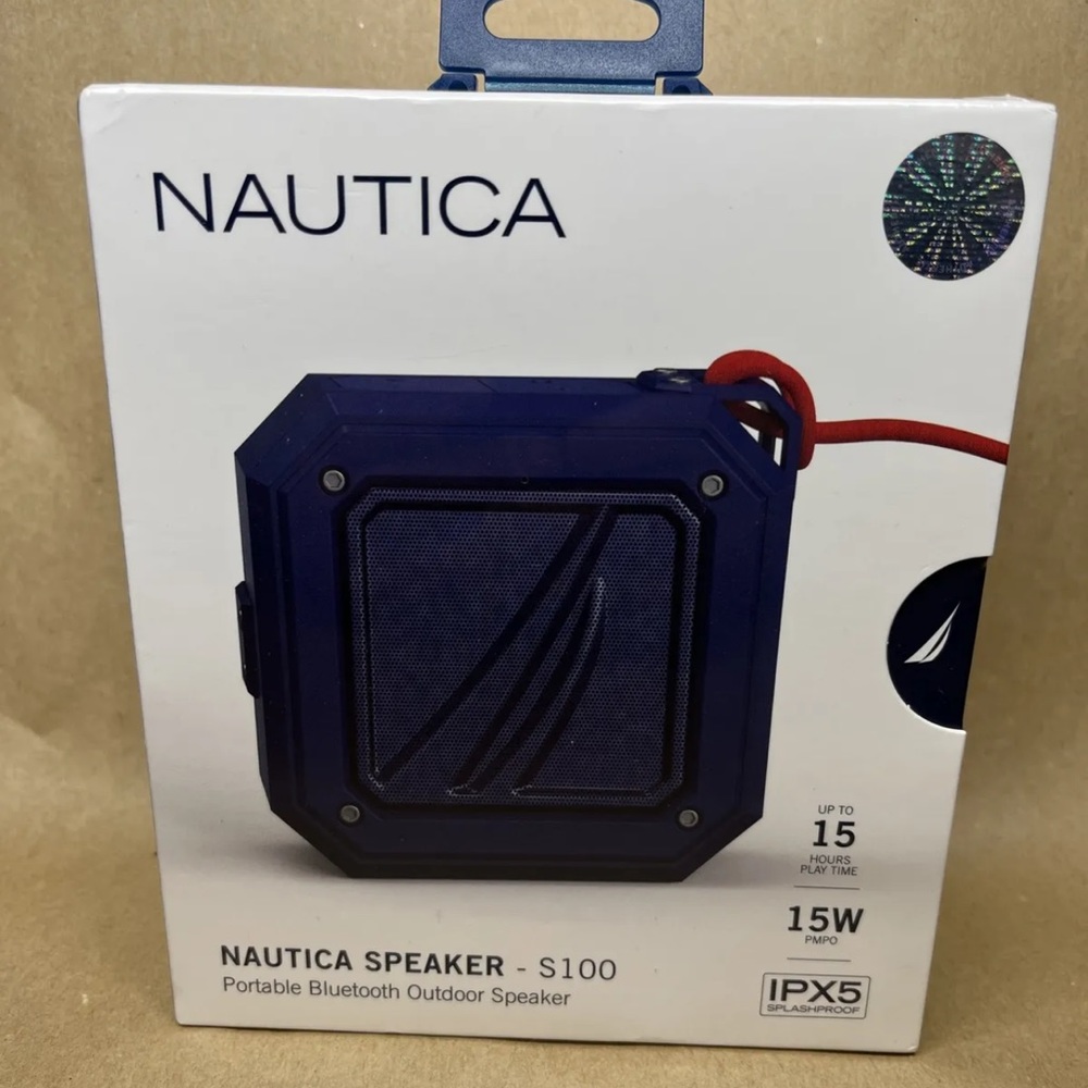 Nautica Mens S100 Portable Bluetooth Outdoor Speaker